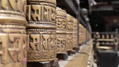 tapınak içinde, nepal katmandu