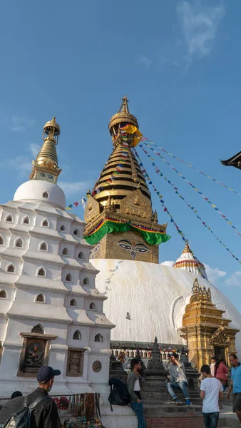 Nepal, Katmandu. Swayam bhunath tapınağı