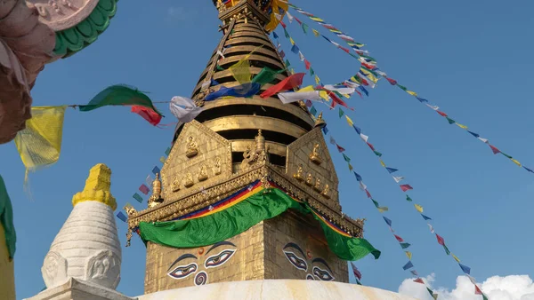 Nepal, Katmandu. Swayam bhunath tapınağı
