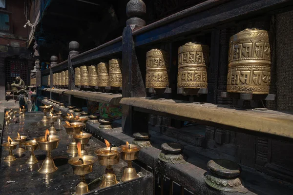 tapınak içinde, nepal katmandu
