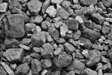 Endüstriyel kömür, kömür madeni arka plan, doku fotoğraf yığını