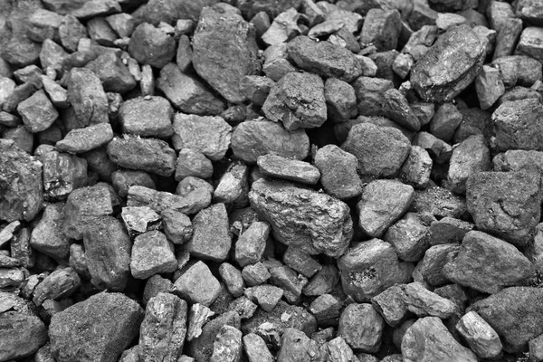 Ένας Σωρός Από Μαύρο Φυσικό Άνθρακα Φωτογραφία Του Άνθρακα Ορυχείο — Φωτογραφία Αρχείου