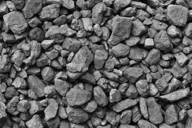 Siyah doğal kömür, kömür madeni arka plan, doku fotoğraf yığını