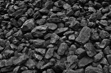 Kömür madeni para yatırma siyah mineral arka plan, doku