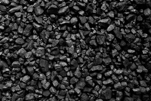 Montón Carbón Natural Negro Foto Del Fondo Mina Carbón Textura — Foto de Stock