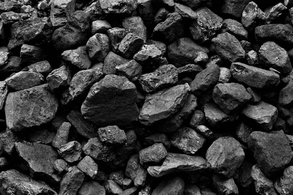 Ein Haufen Schwarzer Naturkohle Foto Des Kohlebergwerks Hintergrund Textur — Stockfoto