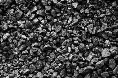 Kömür madeni para yatırma siyah mineral arka plan, doku