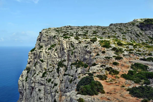 Hermosa Bahía Mar Montañas Cap Formentor Mallorca España —  Fotos de Stock