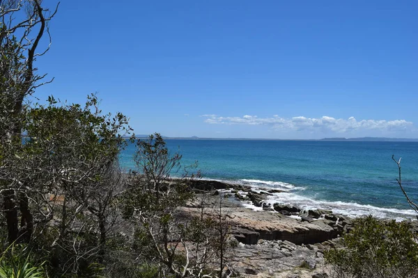 Um incrível litoral Parque Nacional Noosa — Fotografia de Stock