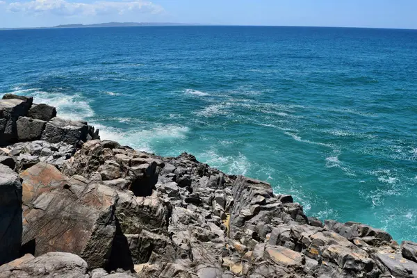 Egy csodálatos tengerpart Noosa Nemzeti Park — Stock Fotó