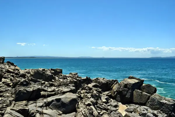 Een verbazingwekkende kustlijn Noosa National Park — Stockfoto