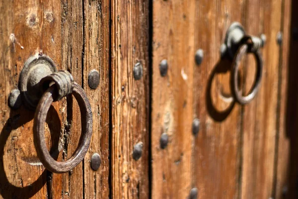 Tocador Vintage Una Puerta Madera — Foto de Stock