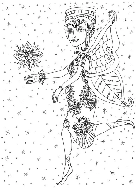 Magical World Imagination Lives Beautiful Fairy Who Grants Gift Motherhood — Stock Photo, Image