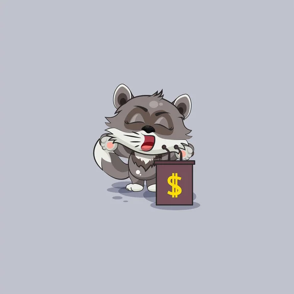 Twitch Emote Rich White Cat Money Dollar Emote / Sub Emoji 