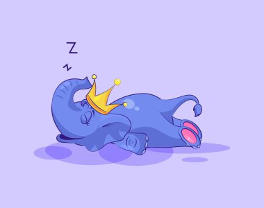 fil buzağı yüz üstü yat uyur