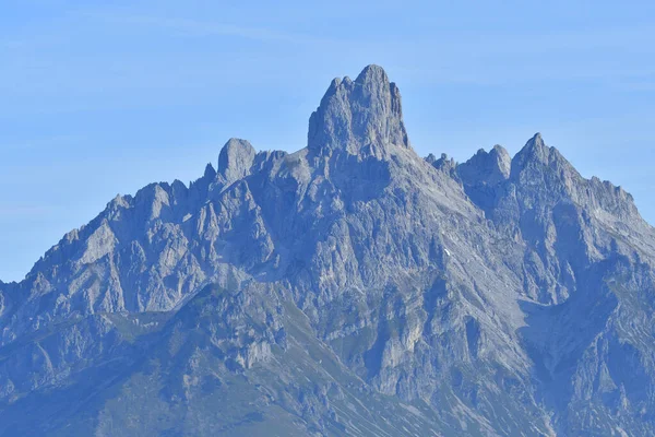 Uitzicht Het Dachsteinergebergte Oostenrijk Herfst — Stockfoto
