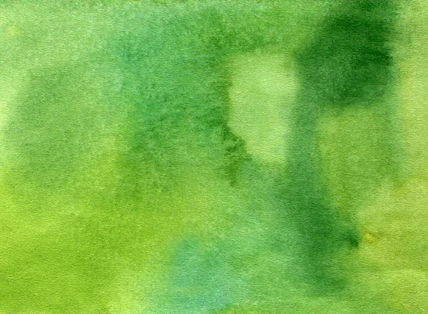 Grama abstrato fundo aquarela verde. Fundo desenhado à mão. Pintura para o seu design gráfico, banner ou cartaz e ter espaço de cópia para texto — Fotografia de Stock