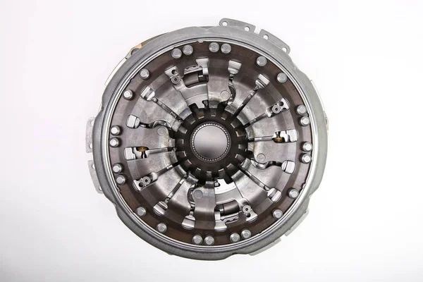 car automatic transmission clutch basket. clutch of automatic transmission DSG on white background in the center