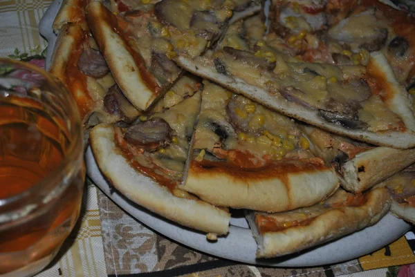Pizza Fırında — Stok fotoğraf