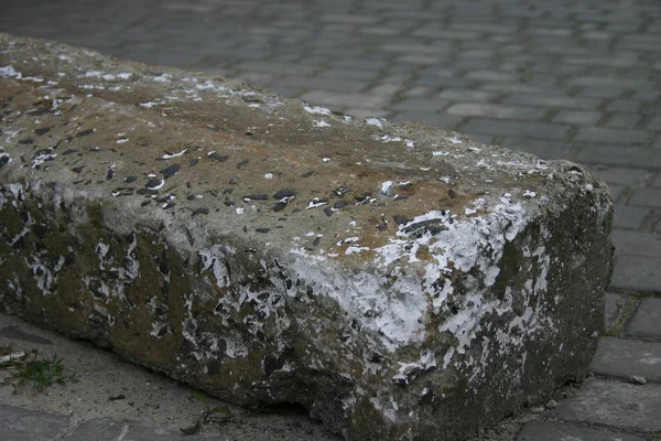 Stein Auf Der Straße — Stockfoto