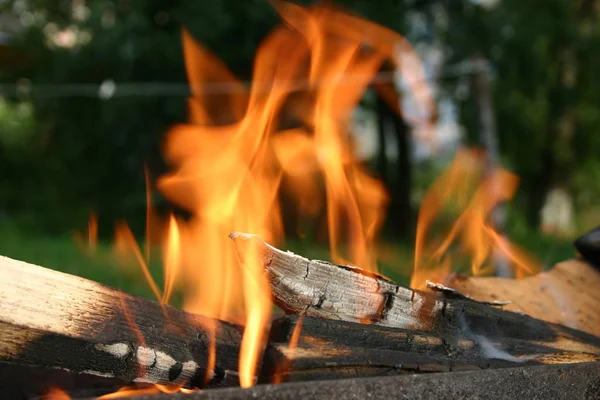 Cooking Fire — Stock Photo, Image