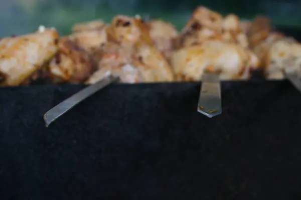 Kött Grillen — Stockfoto