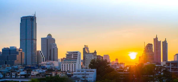 Sunset City Never Sleeps — Stock Photo, Image