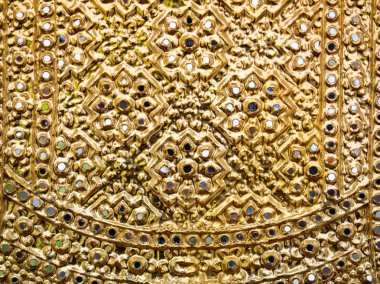 Altın kaide Buda, Tapınak Buda heykeli, Bangkok, Tayland