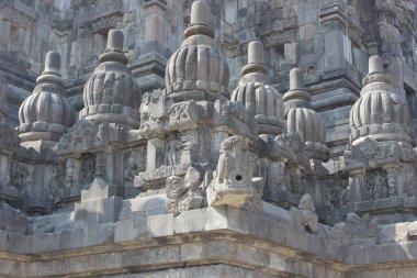 Endonezya Yogyakarta 'daki Prambanan Tapınağı Kompleksi