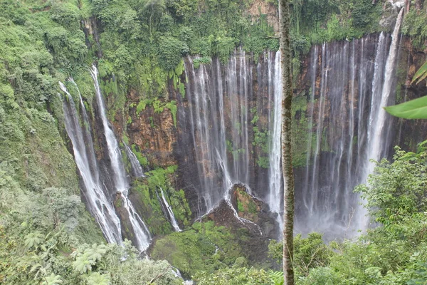 Tumpak Sewu Cascada Java Oriental Indonesia — Foto de Stock