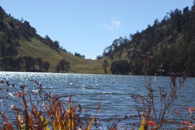 Ranu Kumbolo Gölü atmosferi, Bromo Tengger Semeru Ulusal Parkı