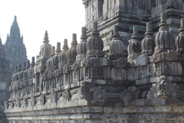 Yogyakarta Endonezya 'daki Prambanan tapınağı kompleksi