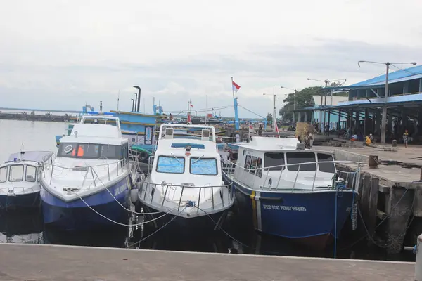 New Port Atmosphere Probolinggo East Java Indonesia — Stock Photo, Image