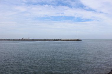 Endonezya 'daki liman atmosferi