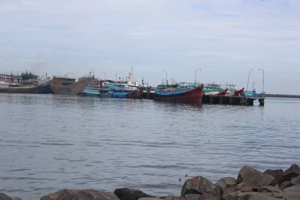 Nueva Atmósfera Portuaria Probolinggo Java Oriental Indonesia — Foto de Stock