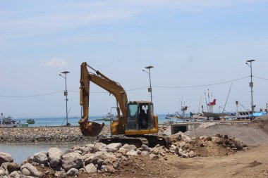 Endonezya 'daki liman atmosferi