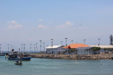 Endonezya 'daki liman atmosferi