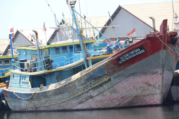 Perahu Penumpang Pulau Gili Ketapang Indonesia — Stok Foto