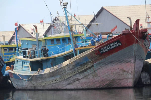 Osobní Loď Ostrově Gili Ketapang Indonésii — Stock fotografie