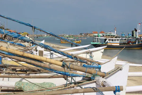 Łódź Pasażerska Wyspie Gili Ketapang Indonezji — Zdjęcie stockowe