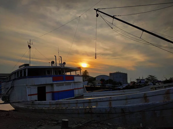 Mayangan Hamn Atmosfär Probolinggo East Java Indonesien — Stockfoto