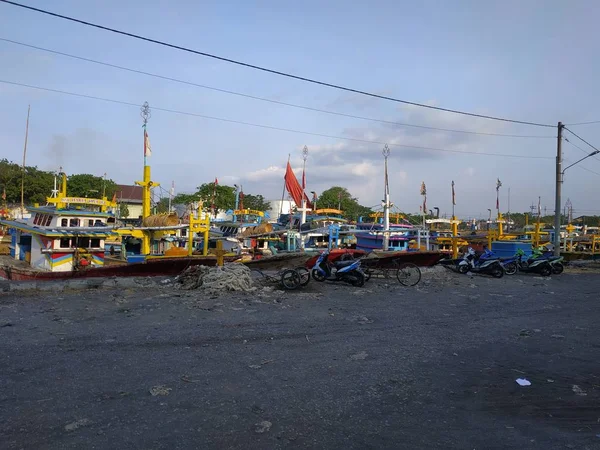 Mayangan Atmosfera Portuária Probolinggo Leste Java Indonésia — Fotografia de Stock