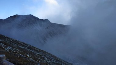 Banyuwangi Bondowoso Endonezya 'daki İjen Dağı' nın güzelliği