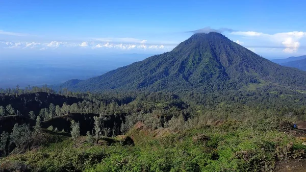 Krása Hory Ijen Banyuwangi Bondowoso Indonésie — Stock fotografie