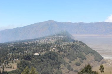 Semeru Dağı Ulusal Parkı 'ndaki atmosfer