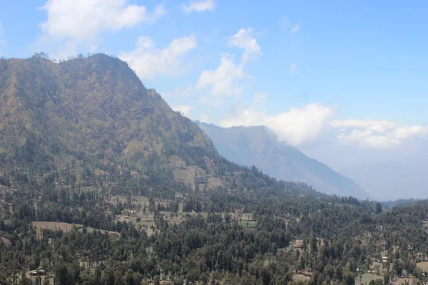 Atmosfera Parku Narodowym Semeru Tengger Bromo — Zdjęcie stockowe