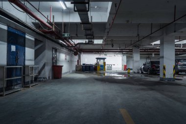 aydınlatma, beton bina ile eski Park yeri
