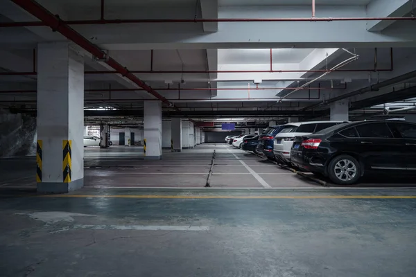 Background of underground park, city garage — Stock Photo, Image