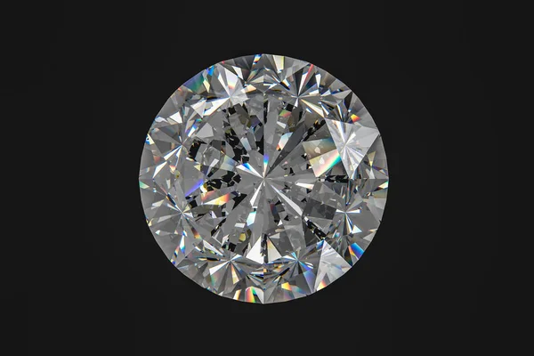 Διαμάντι πολυτέλεια, 3D απόδοση — Φωτογραφία Αρχείου