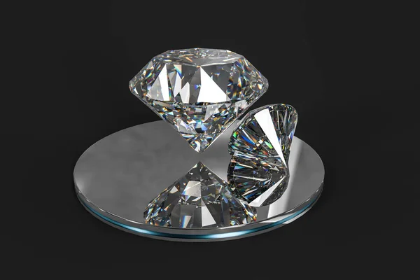 Jóia de diamante de luxo, renderização 3d — Fotografia de Stock